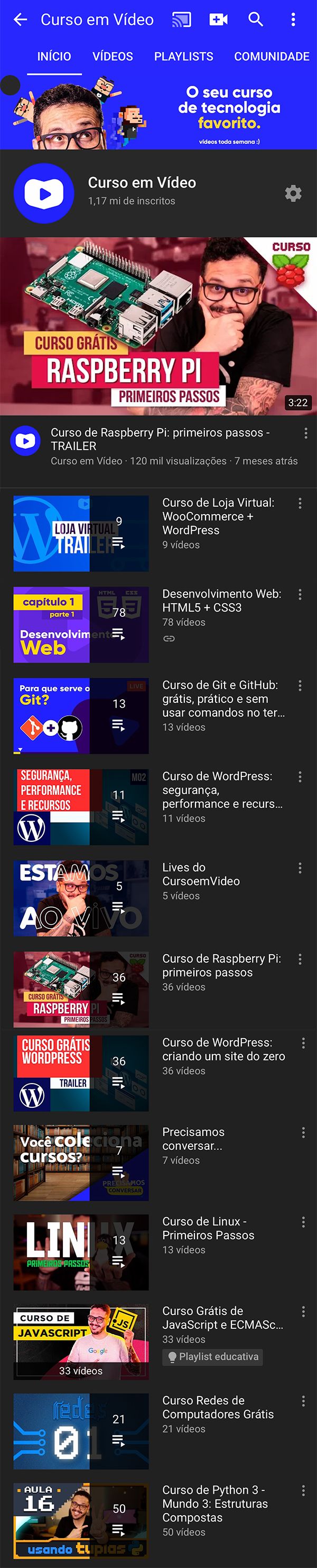 Tela Youtube